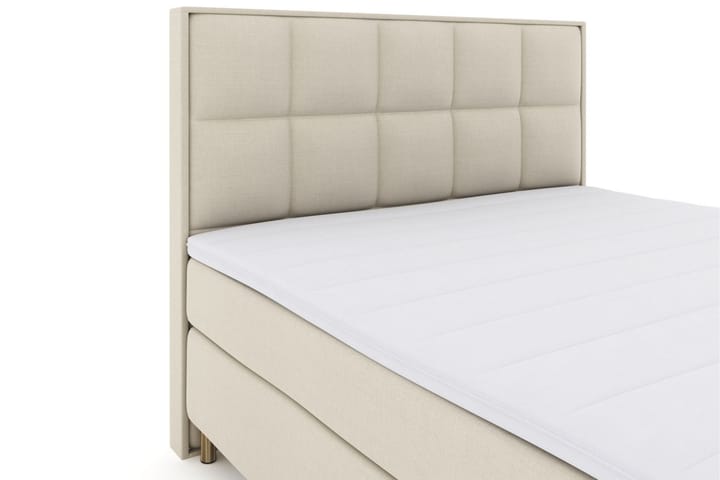 Sänkypaketti Choice No 3 210x210 Kova - Beige/Kuparijalat - Huonekalut - Sänky - Jenkkisängyt