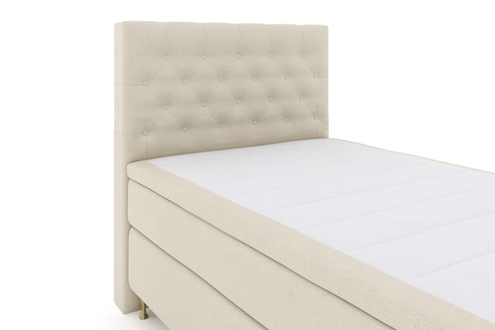 Sänkypaketti Choice No 4 120x200 Kova - Beige/Kulta Jalat - Huonekalut - Sänky - Jenkkisängyt