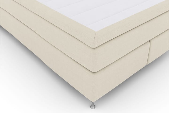 Sänkypaketti Choice No 4 140x200 Kova/Medium - Beige/Hopeajalat - Huonekalut - Sänky - Jenkkisängyt