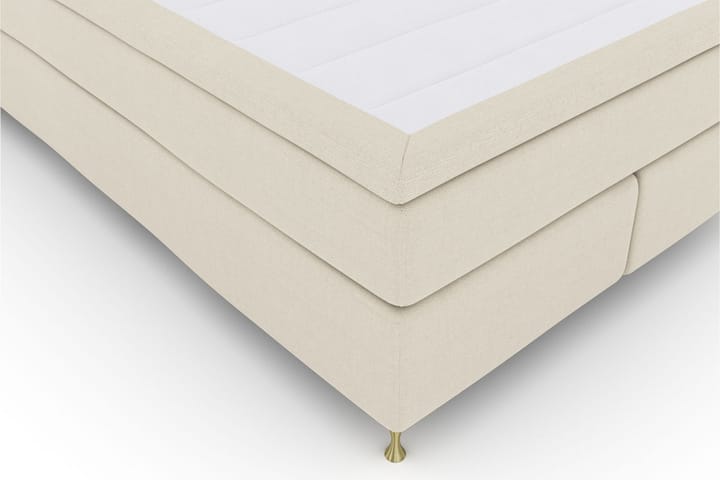 Sänkypaketti Choice No 4 160x200 Kova - Beige/Kulta Jalat - Huonekalut - Sänky - Jenkkisängyt