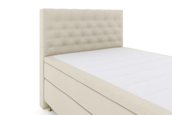 Sänkypaketti Choice No 4 160x200 Kova/Medium - Beige/Kulta Jalat - Huonekalut - Sänky - Jenkkisängyt