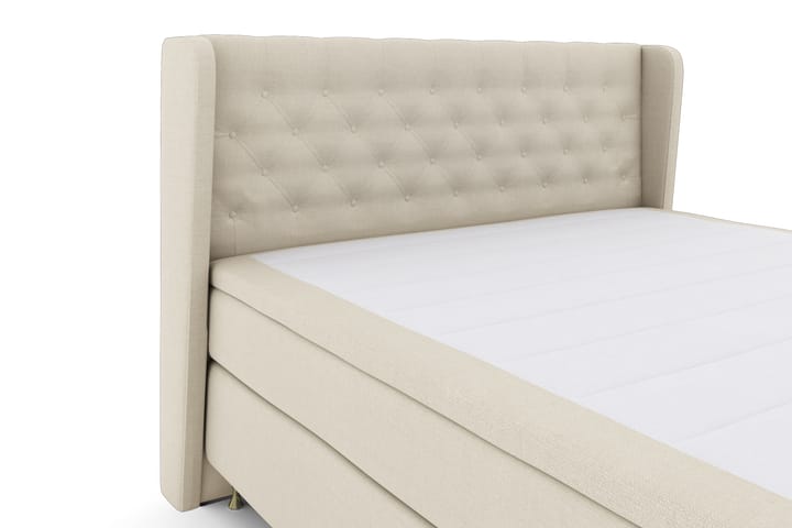 Sänkypaketti Choice No 4 180x200 Kova - Beige/Kulta Jalat - Huonekalut - Sänky - Jenkkisängyt