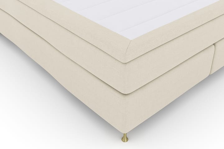 Sänkypaketti Choice No 4 180x200 Kova - Beige/Kulta Jalat - Huonekalut - Sänky - Jenkkisängyt