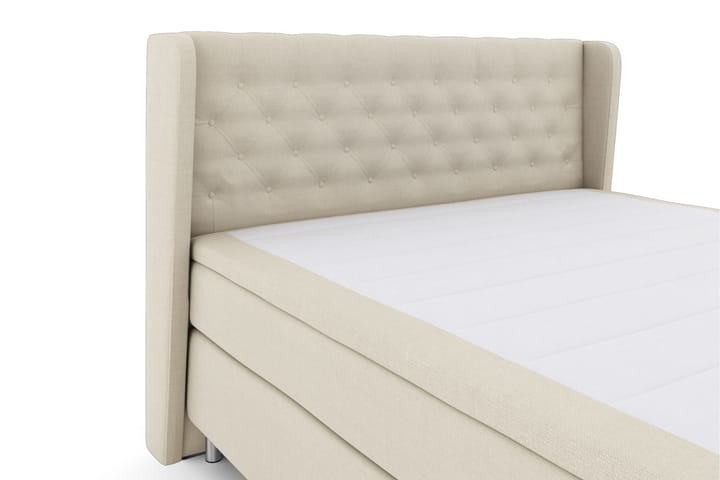 Sänkypaketti Choice No 4 180x200 Kova/Medium - Beige/Metallijalat - Huonekalut - Sänky - Jenkkisängyt