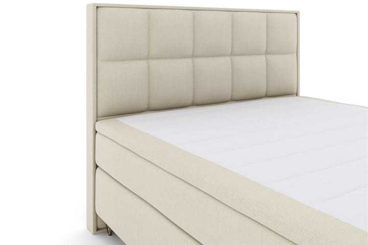 Sänkypaketti Choice No 4 180x200 Kova/Medium - Beige/V-Malli Metallijalat - Huonekalut - Sänky - Jenkkisängyt