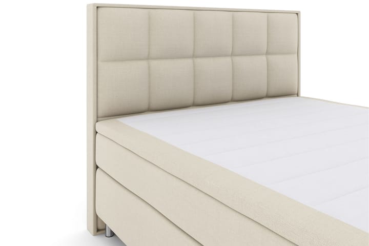 Sänkypaketti Choice No 5 180x200 Medium Lateksi - Beige/Metallijalat - Huonekalut - Sänky - Jenkkisängyt