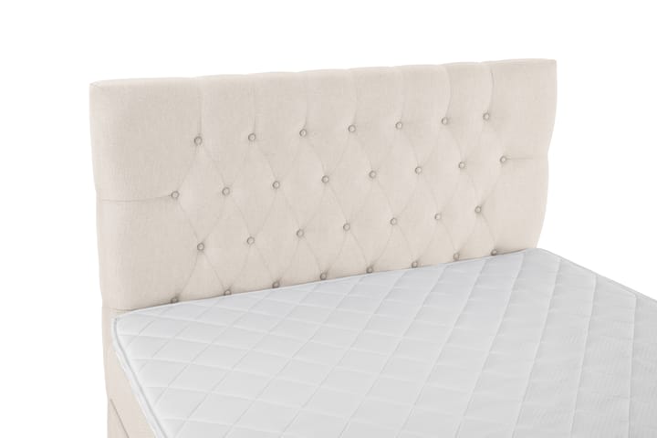 Sänkypaketti Olivia 120x200 Diamant Sängynpääty Beige - Vaahto - Huonekalut - Sänky - Jenkkisängyt