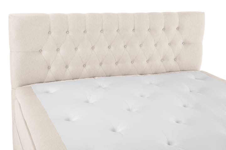 Sänkypaketti Olivia 180x200 Diamant Sängynpääty Beige - Polyeetteri - Huonekalut - Sänky - Jenkkisängyt