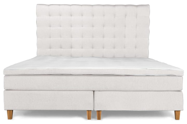 Sänkypaketti Relax Lyx Jenkkisänky 210x210 - Beige - Huonekalut - Sänky - Jenkkisängyt