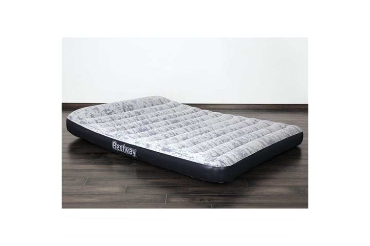 Tritech Airbed Queen Fashon Flock ilmapatja Harmaa - Bestway - Huonekalut - Sänky - Patja - Ilmapatja & varavuode