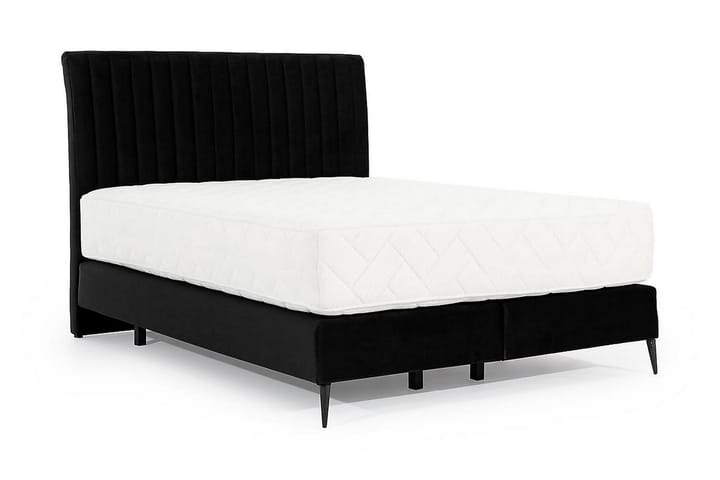 Sänkypaketti Runkosänky Kazusa 160x200 cm - Musta - Runkopatjasängyt - Sänkypaketti