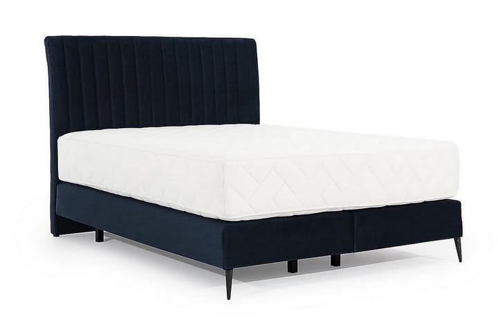 Sänkypaketti Runkosänky Kazusa 160x200 cm - Tummansininen - Runkopatjasängyt - Sänkypaketti