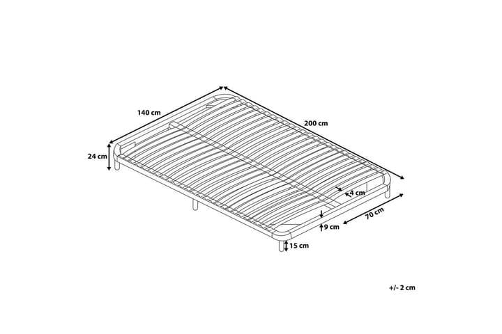 Sälepohja Basic 140x200 cm - Huonekalut - Sänky - Sängyn lisävarusteet & sängynpäädyt - Sälepohjat