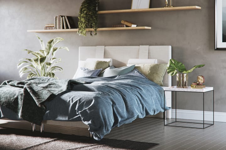 Sängynpääty Siesta Lyx 140 cm - Beige - Huonekalut - Sänky - Sängyn lisävarusteet & sängynpäädyt - Sängynpääty