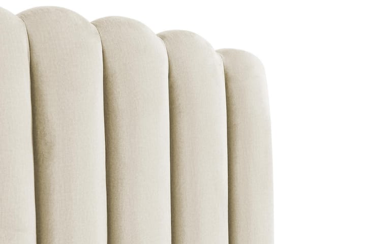 Sängynpääty Zehner 140 cm - Beige/Sametti - Huonekalut - Sänky - Sängyn lisävarusteet & sängynpäädyt - Sängynpääty