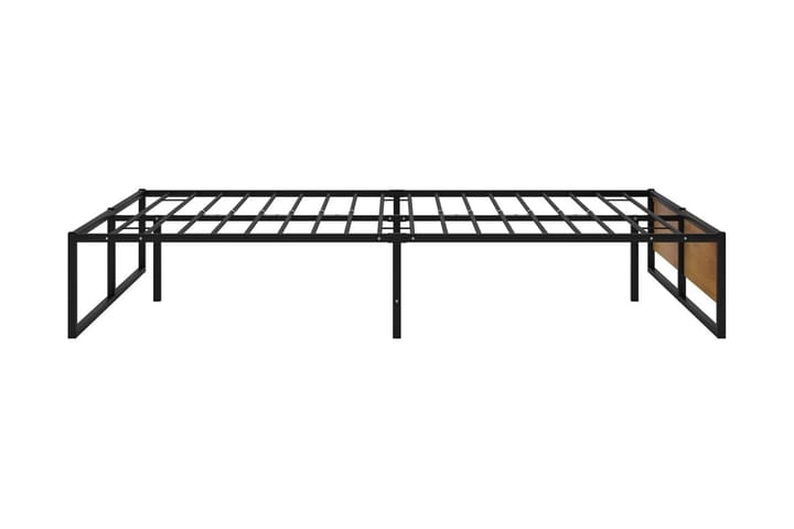 Sängynrunko musta metalli 120x200 cm - Musta - Huonekalut - Sänky - Sänkykehikot & sängynrungot