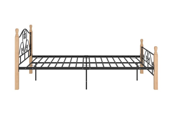 Sängynrunko musta metalli 120x200 cm - Huonekalut - Sänky - Sänkykehikot & sängynrungot