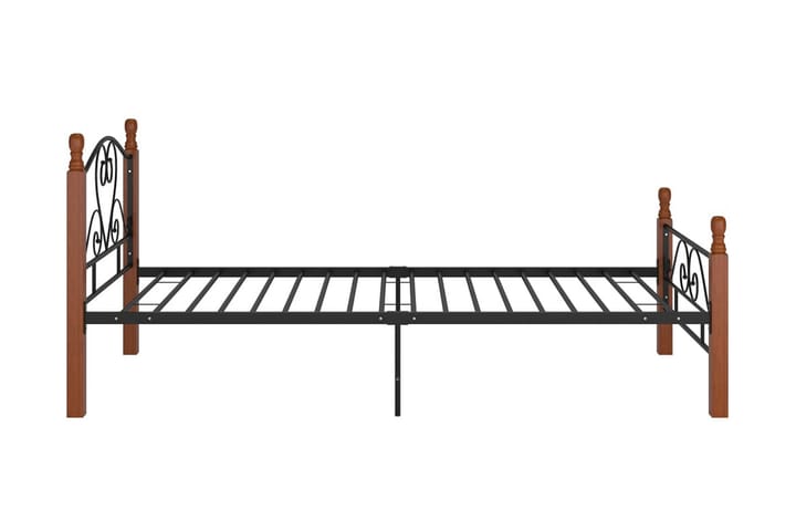 Sängynrunko musta metalli 90x200 cm - Musta - Huonekalut - Sänky - Sänkykehikot & sängynrungot