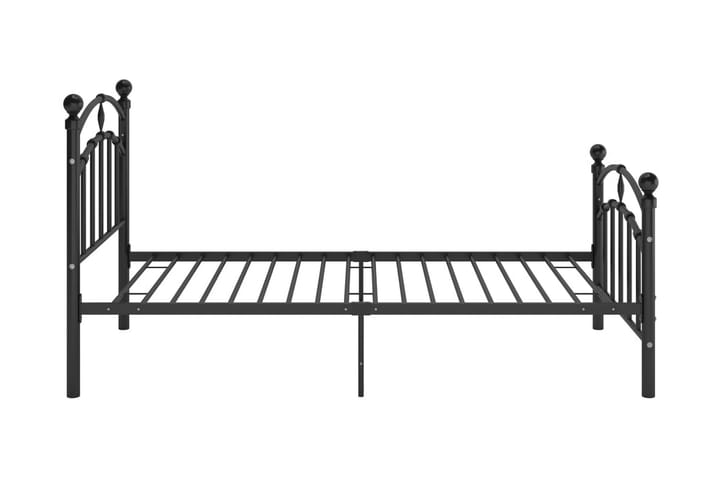 Sängynrunko musta metalli 90x200 cm - Huonekalut - Sänky - Sänkykehikot & sängynrungot