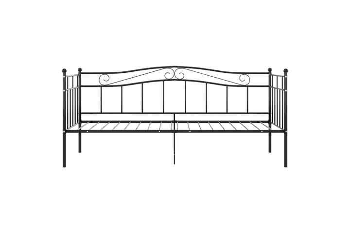 Sohvasängyn runko musta metalli 90x200 cm - Musta - Huonekalut - Sänky - Sänkykehikot & sängynrungot