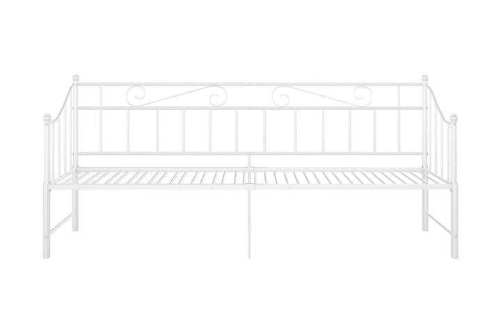 Vuodesohvan runko valkoinen metalli 90x200 cm - Huonekalut - Sänky - Sänkykehikot & sängynrungot