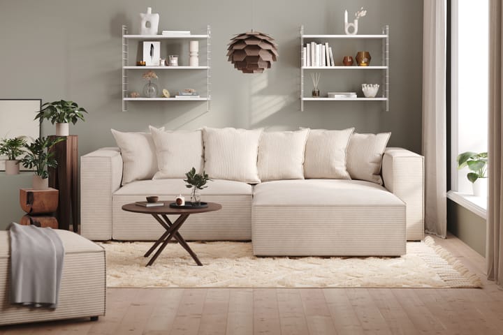 Vasenmoduuli Narender 120 cm - Beige - Huonekalut - Sohva - 2:n istuttava sohva