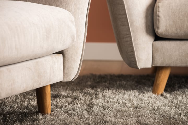 Trend Lyx Leposohva Oikea - Beige - Huonekalut - Sohva - Divaanisohva