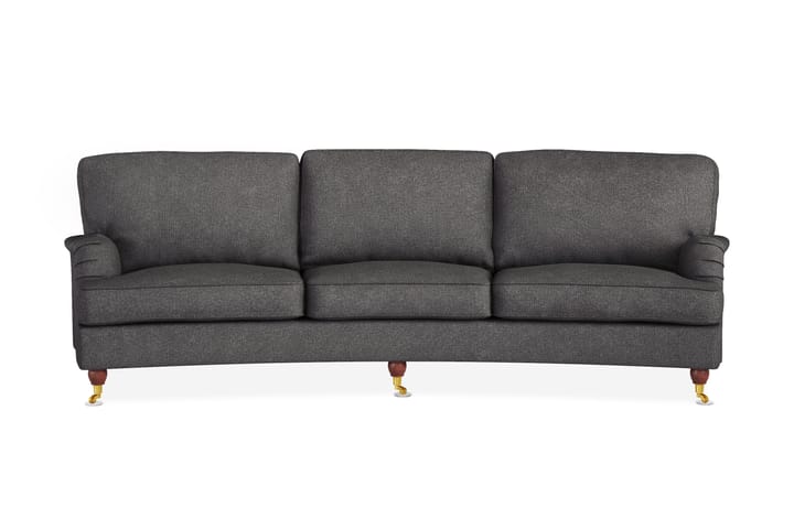 Sohva Oxford Lyx 4:n ist Kaareva - Tummanharmaa - 2:n istuttava sohva - 3:n istuttava sohva - Howard-sohvat - 4:n istuttava sohva - Nahkasohva - Samettisohva