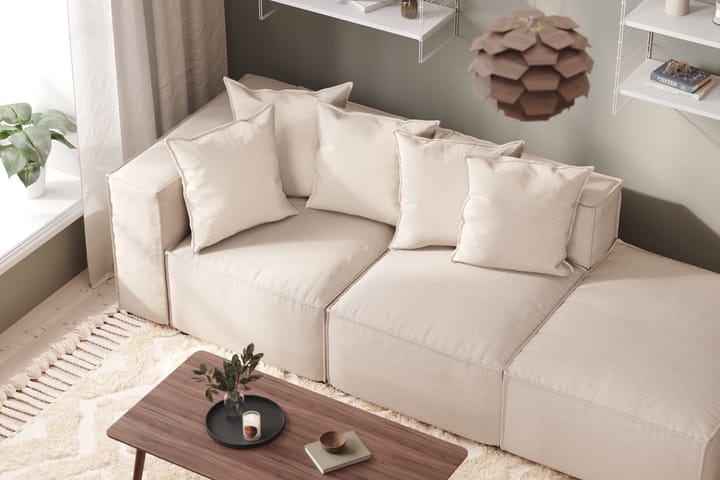 Keskimoduuli Narender 80 cm - Beige - Huonekalut - Sohva - Moduulisohva - Keskimoduuli