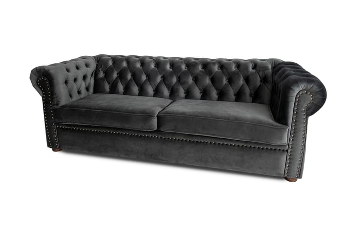 Vuodesohva Chesterfield Deluxe 3:n ist - Huonekalut - Sohva - Vuodesohva - 3 istuttava vuodesohva