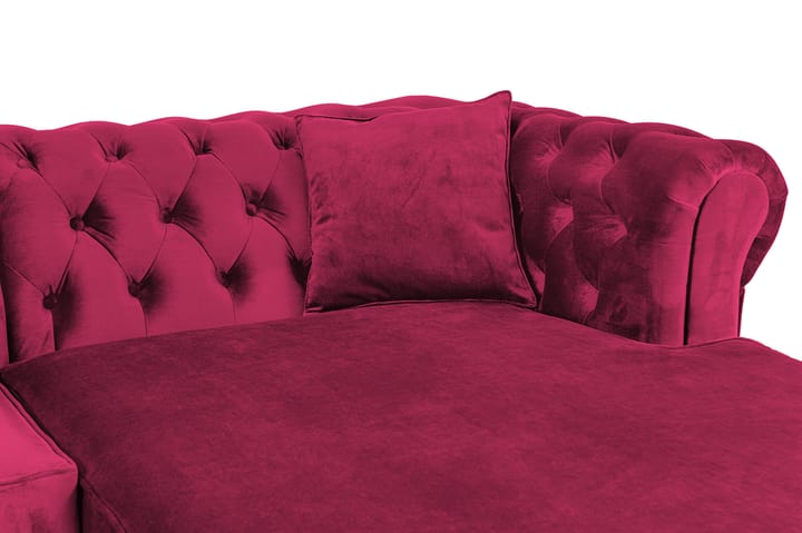 Chesterfield Kristin Vuodesohva Divaanilla - Cerise - Huonekalut - Sohva - Vuodesohva