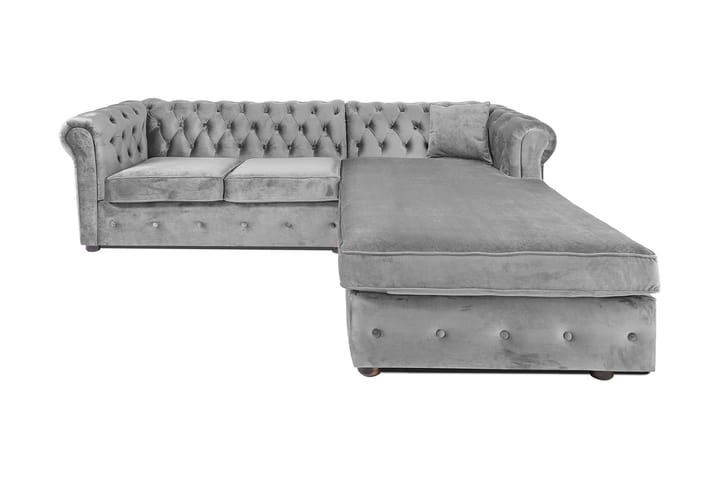 Chesterfield Kristin Vuodesohva Divaanilla - Harmaa - Huonekalut - Sohva - Vuodesohva