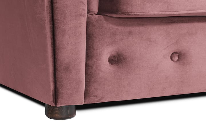 Chesterfield Kristin Vuodesohva Divaanilla - Rosa - Huonekalut - Sohva - Vuodesohva