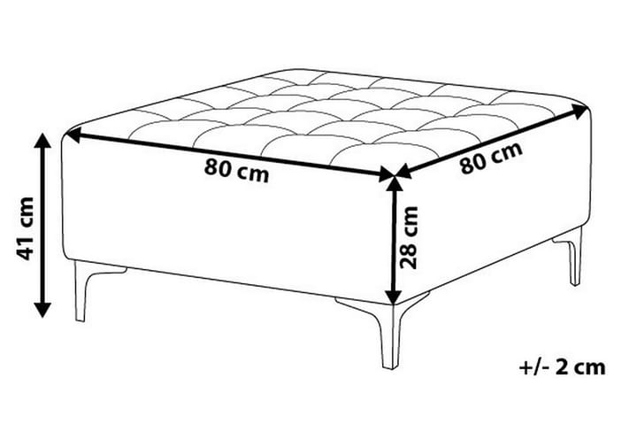 Jalkarahi Aberdeen 80 cm - Kulta - Huonekalut - Tuoli & nojatuoli - Jakkara & jalkarahi - Rahi