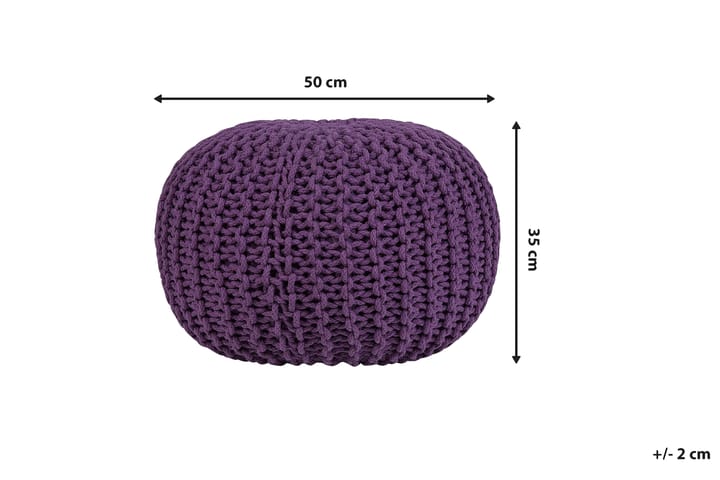 Istuinrahi Conrad 50 cm - Violetti - Huonekalut - Tuoli & nojatuoli - Jakkara & jalkarahi - Säkkirahi