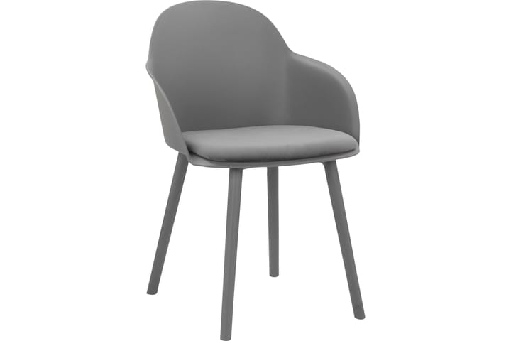 Käsinojallinen tuoli Kaella - Antrasiitti - Ruokapöydän tuolit - Meikkituoli - Käsinojallinen tuoli