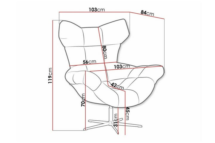 Nojatuoli Rathkeale - Tummanharmaa - Huonekalut - Tuoli & nojatuoli - Nojatuoli & lepotuoli