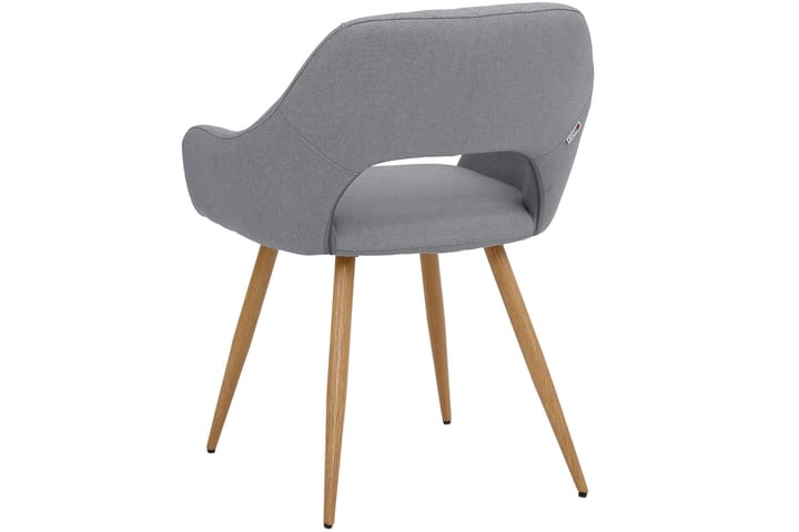 Käsinojallinen tuoli Sariela - Vaaleanharmaa - Ruokapöydän tuolit - Meikkituoli - Käsinojallinen tuoli