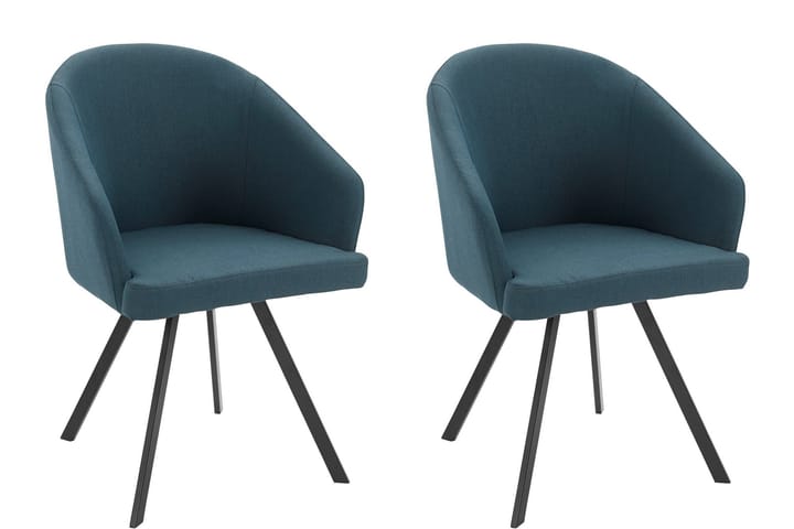 Nojatuoli Nojatuoli - Sininen - Ruokapöydän tuolit - Meikkituoli - Käsinojallinen tuoli