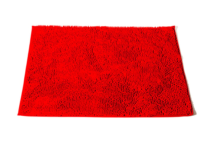Kylpyhuonematto Lord Nelson 120x70 Suuri - Punainen - Kylpyhuoneen matto
 - Pyöreät matot - Käsintehdyt matot - Yksiväriset matot - Kumipohjamatot - Pienet matot - Iso matto