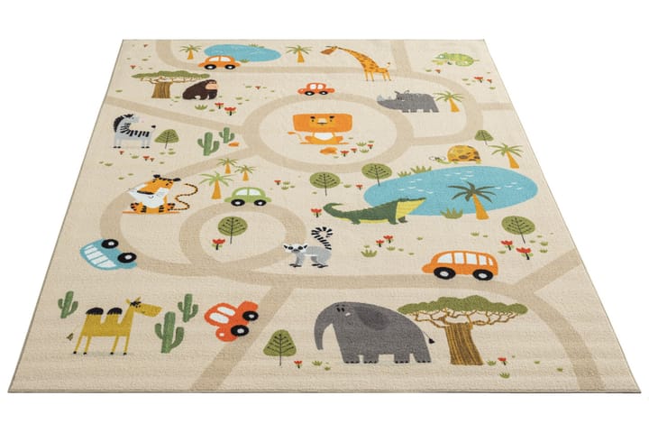 Play lastenmatto 160x230 cm - Beige - Kodintekstiilit & matot - Lasten tekstiilit - Lastenhuoneen matto