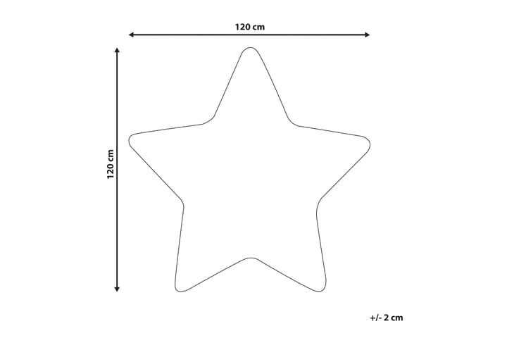 Lastenmatto Sirius 120x120 cm - Sininen - Kodintekstiilit & matot - Lasten tekstiilit - Lastenhuoneen matto