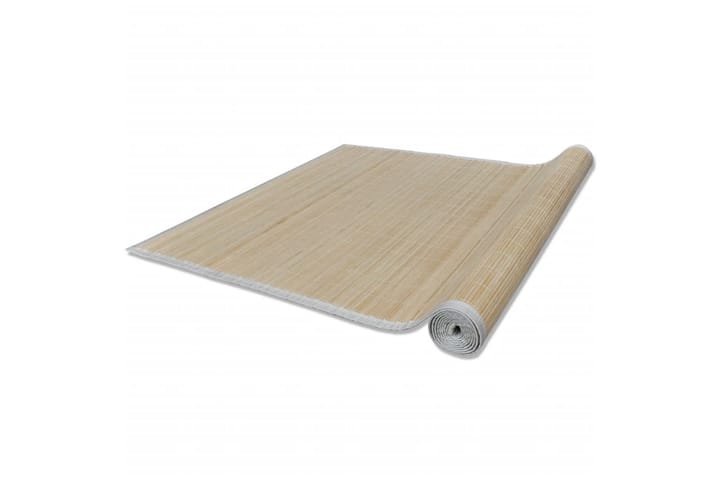 Bambumatot 2 kpl 120x180 cm - Beige - Kodintekstiilit & matot - Matto