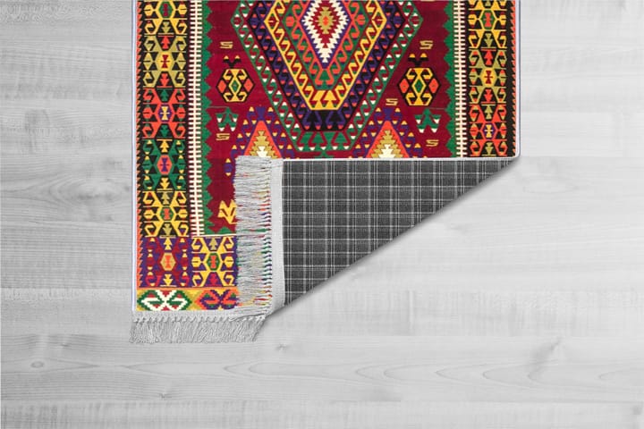 Homefesto Matto 100x200 cm - Monivärinen/Sametti - Kodintekstiilit & matot - Matto - Itämainen matto - Persialainen matto