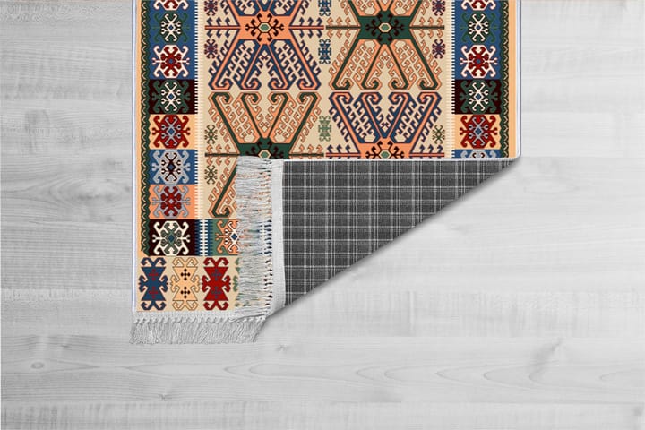 Homefesto Matto 140x220 cm - Monivärinen/Sametti - Kodintekstiilit & matot - Matto - Itämainen matto - Persialainen matto