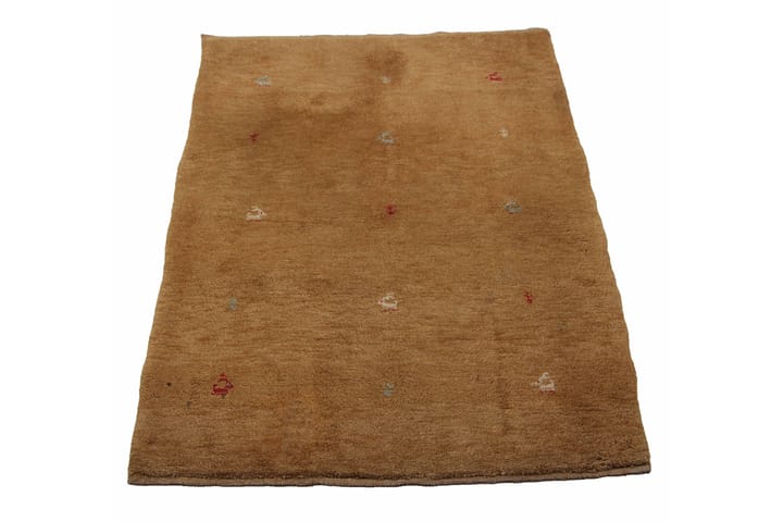 Käsinsolmittu Persialainen Villamatto 105x138 cm Kelim - Beige - Kodintekstiilit & matot - Matto - Itämainen matto - Persialainen matto