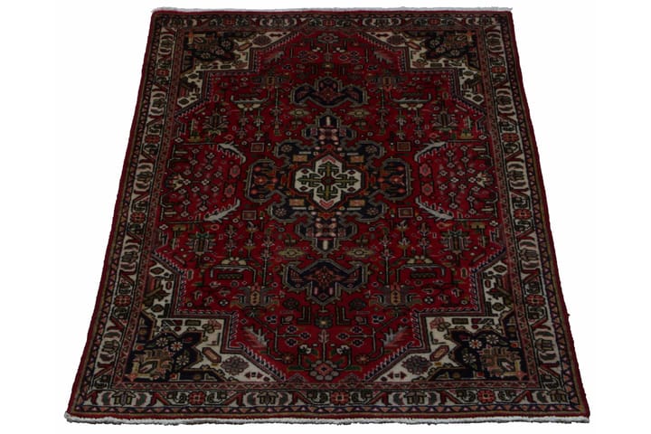 Käsinsolmittu Persialainen Matto 95x150 cm - Punainen/Beige - Persialainen matto - Itämainen matto