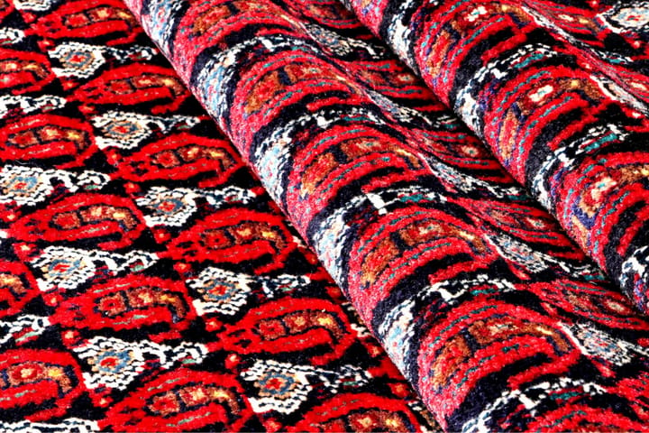 Käsinsolmittu Persialainen Matto 122x301 cm Kelim - Tummansininen / Punainen - Persialainen matto - Itämainen matto