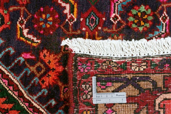 Käsinsolmittu persialainen matto 161x310 cm - Punainen/Tummansininen - Persialainen matto - Itämainen matto