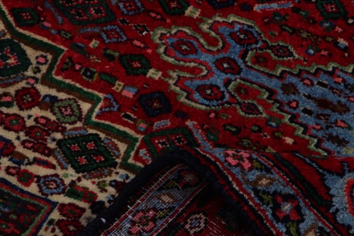 Käsinsolmittu Persialainen matto Varni 135x175 cm Kelim - Beige/Punainen - Persialainen matto - Itämainen matto